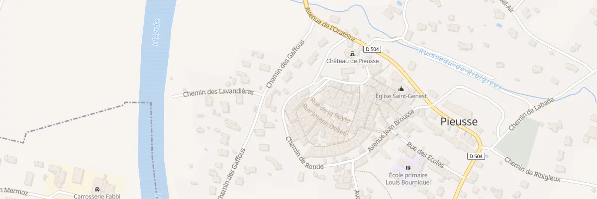 Plan du 49 Rue de la Treille à Pieusse