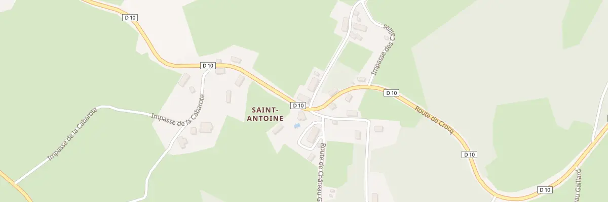 Plan du 2661 Rte de Crocq à Saint-Frion