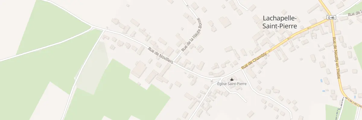 Plan du 116 Rue de Novillers à Lachapelle-Saint-Pierre
