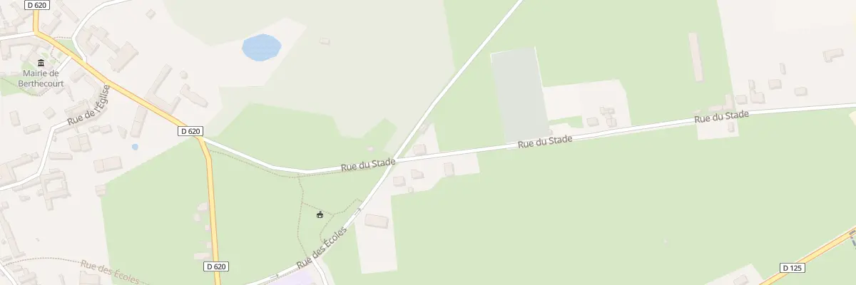 Plan du 246 Rue du Stade à Berthecourt