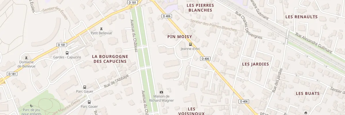 Plan du 11 Av du Château à Meudon