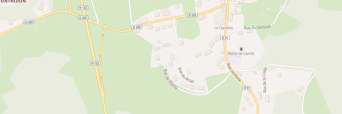 Plan du 5 Rue du Bruel à Cayrols