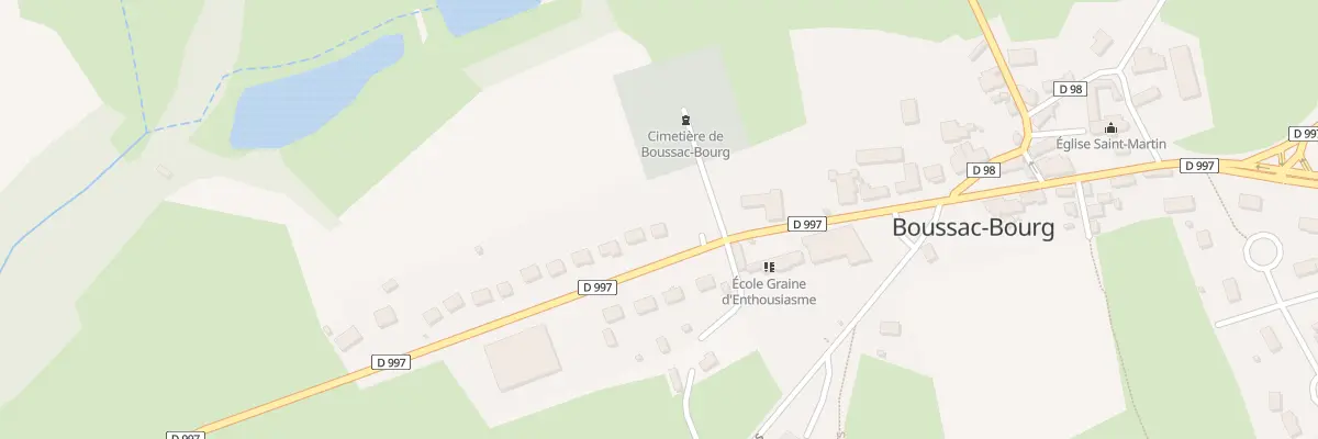Plan du 25 Rue Grande à Boussac-Bourg