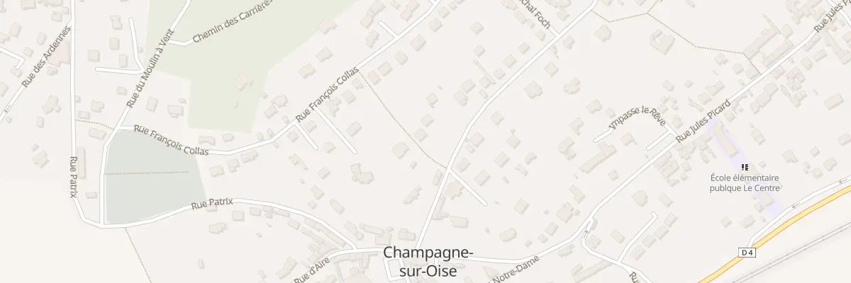 Plan du 11 Rue du Gal Corbineau à Champagne-sur-Oise