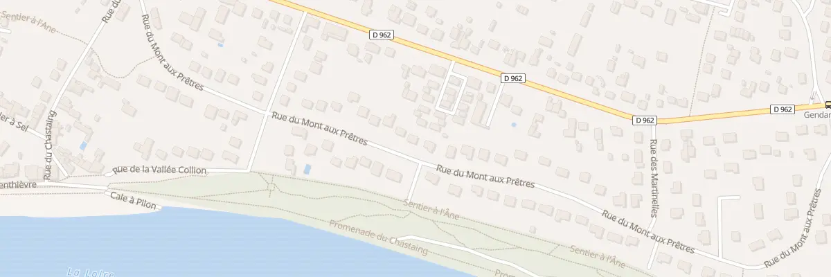 Plan du 45 Rue du Mont aux Prêtres à Châteauneuf-sur-Loire