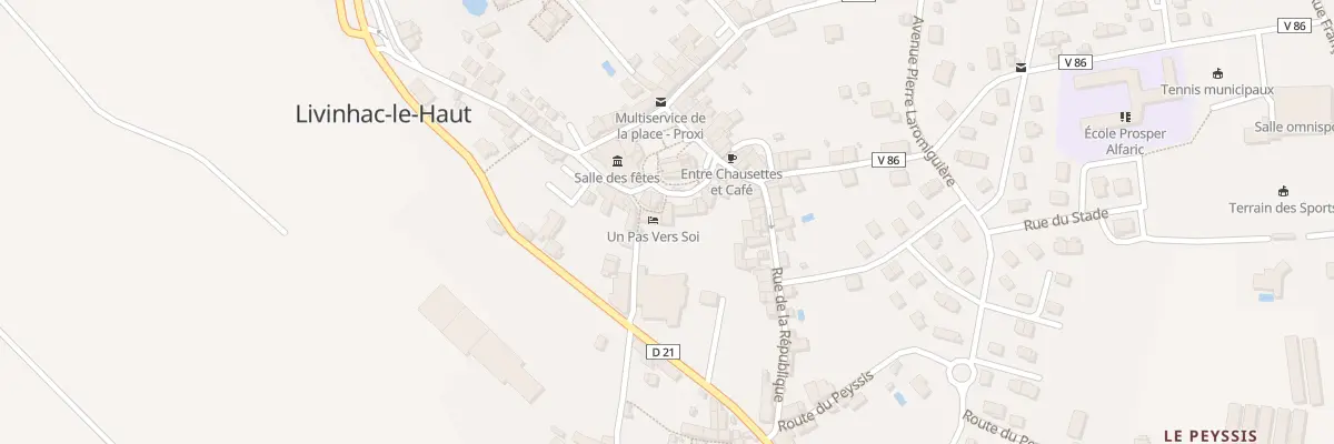 Plan du 145 Pl du Quatorze Juin à Livinhac-le-Haut