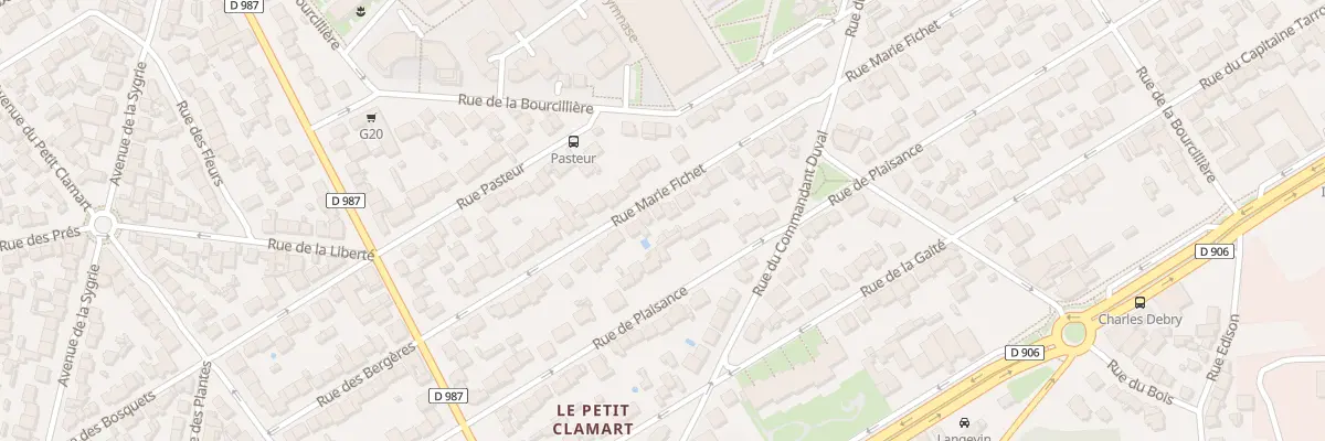 Plan du 101 Rue Marie Fichet à Clamart