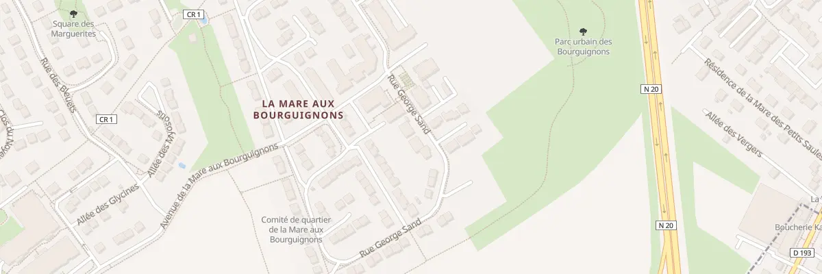 Plan du 6 Rue George Sand à Égly