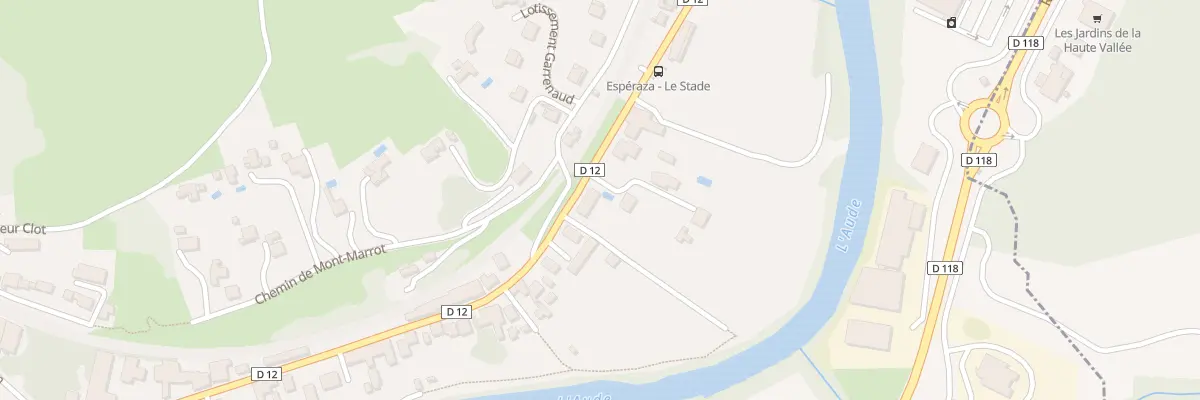 Plan du 9999 Av de Carcassonne à Espéraza