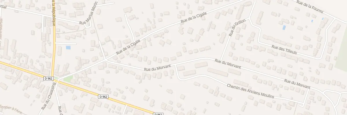 Plan du 21 Rue du Morvant à Châteauneuf-sur-Loire