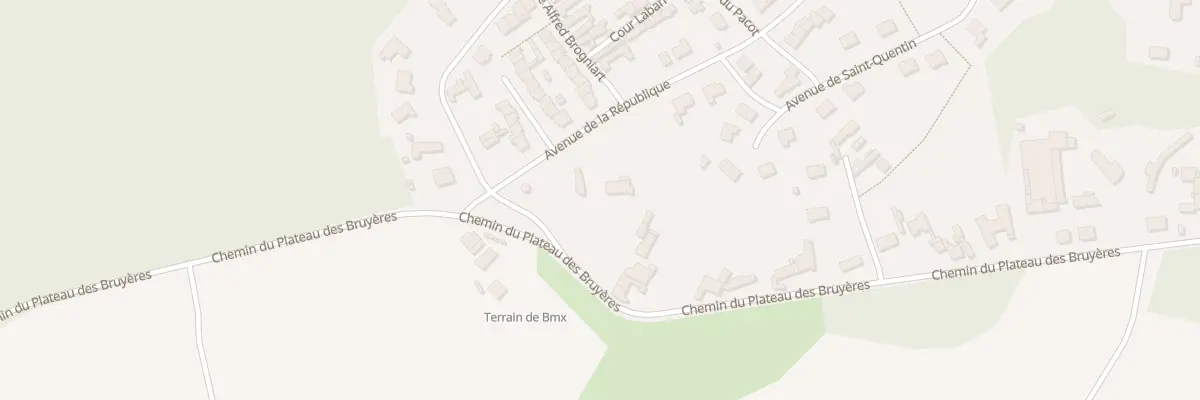 Plan du 68 Che du Plt des Bruyeres à Longuenesse