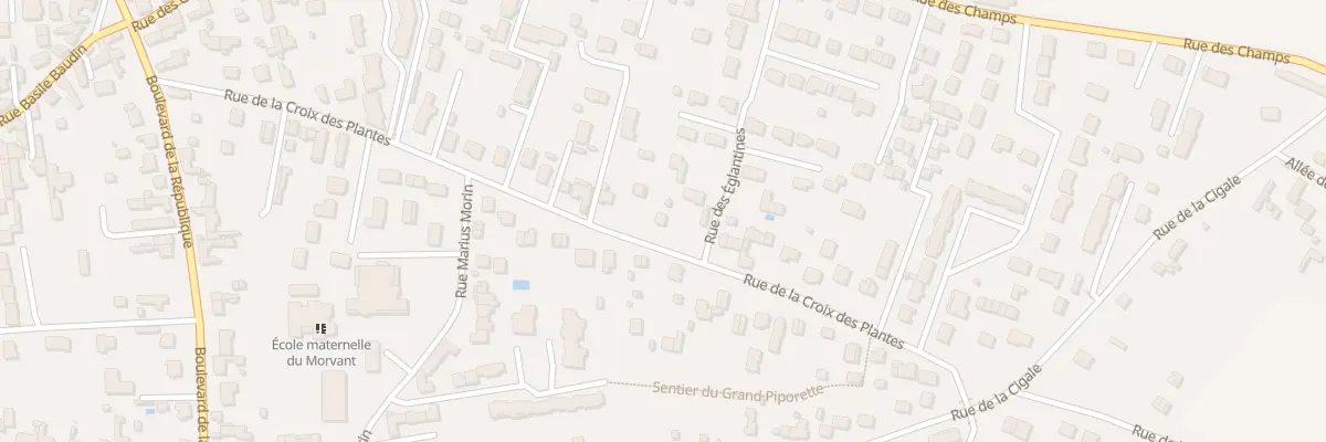 Plan du 37 Rue de la Croix des Plantes à Châteauneuf-sur-Loire