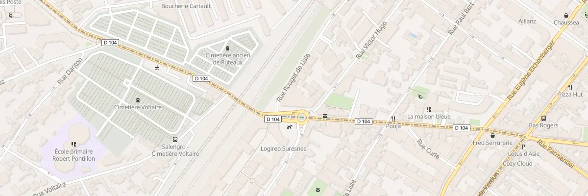 Plan du 38 Rue des Bas Rogers à Puteaux