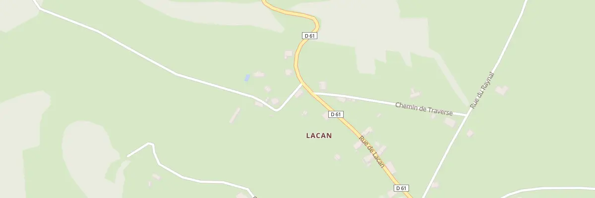 Plan du 5072 Lacan à Arnac