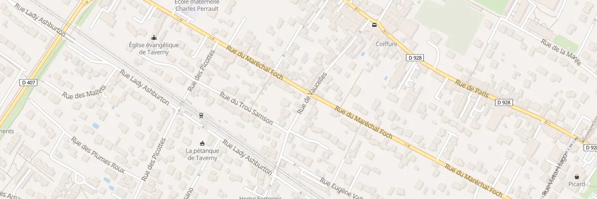 Plan du 57B Rue du Maréchal Foch à Taverny