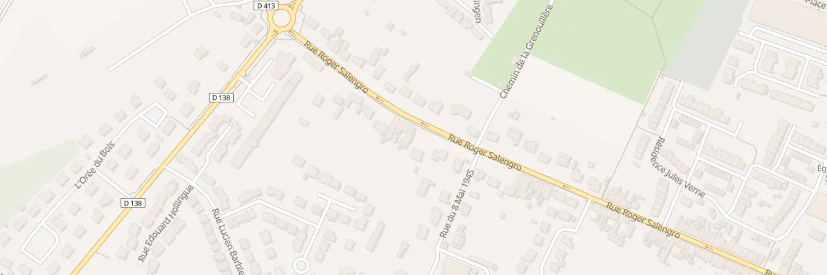 Plan du 91 Rue Roger Salengro à Saleux