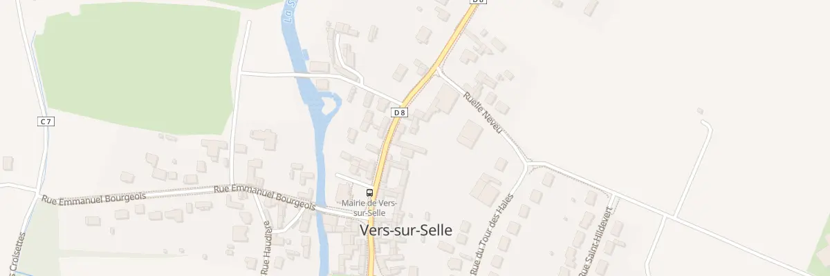 Plan du 8 Rue de Conty à Vers-sur-Selle