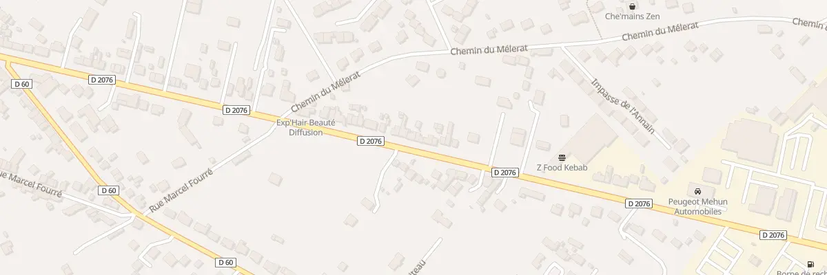 Plan du 151 Av Raoul Aladenize à Mehun-sur-Yèvre
