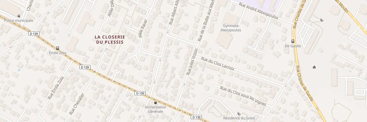 Plan du 17 Rue Jules Voisin au Plessis-Bouchard