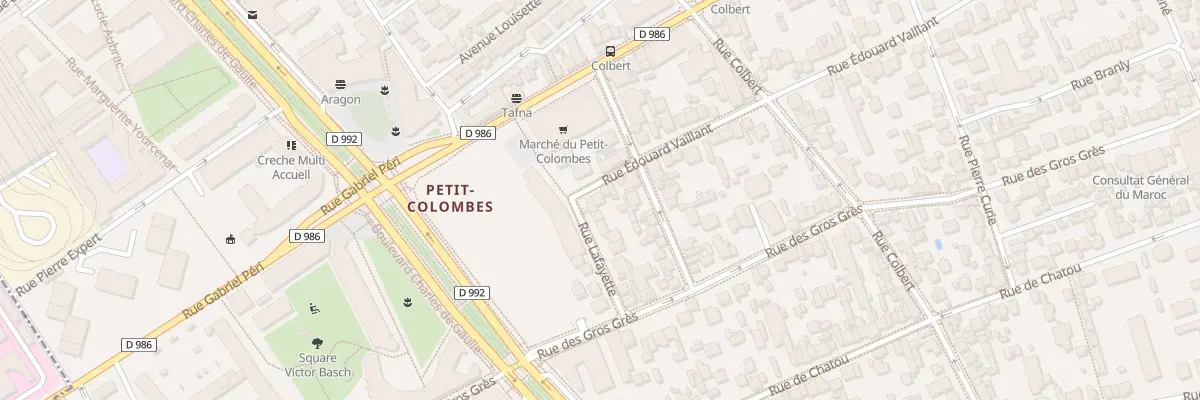 Plan du 119 Rue Edouard Vaillant à Colombes