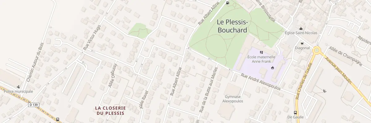 Plan du 42 Rue Albert Alline au Plessis-Bouchard
