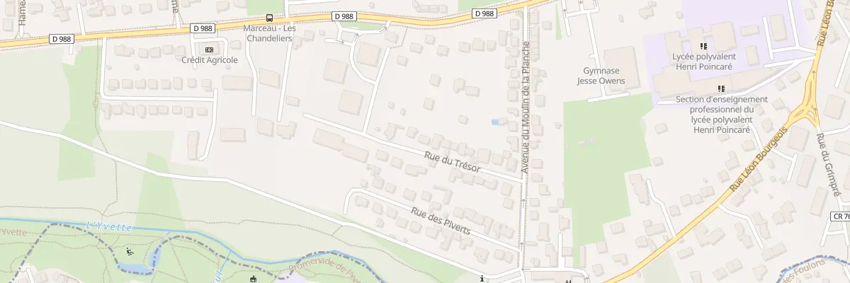 Plan du 20 Rue du Trésor à Palaiseau