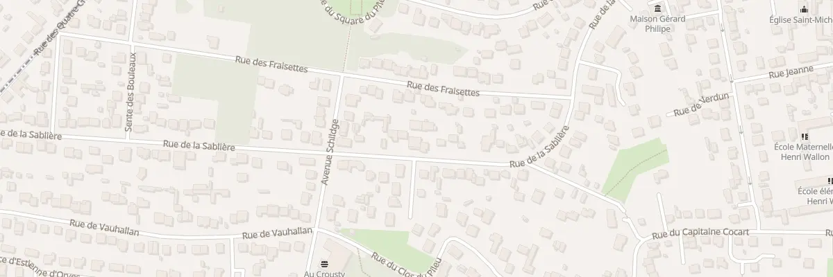 Plan du 54 Rue de la Sablière à Palaiseau