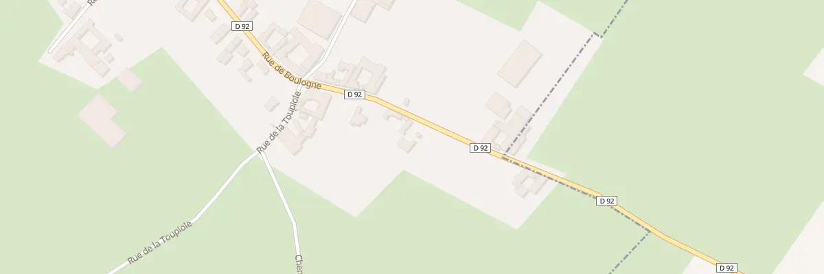 Plan du 5 Rte de Boulogne à Beaumetz-lès-Aire