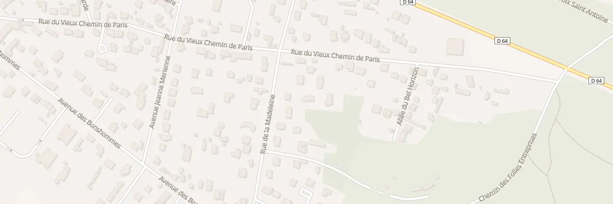 Plan du 53T Rue de la Madeleine à L’Isle-Adam