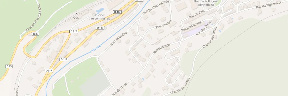 Plan du 2B Imp Ampere à Axat