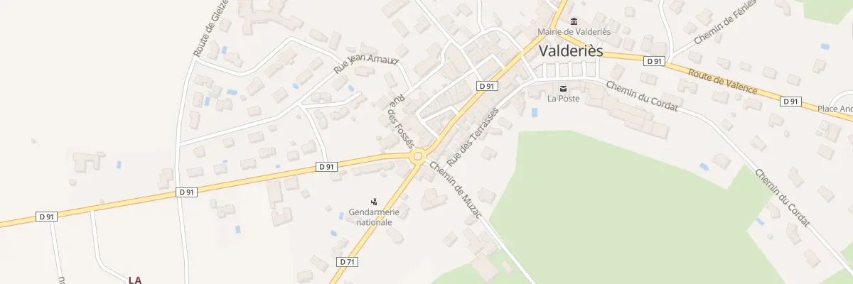 Plan du 16 Rue du Vieux Faubourg à Valderiès