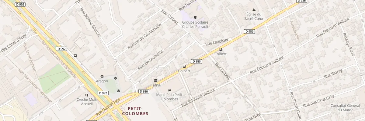 Plan du 430 Rue Gabriel Péri à Colombes