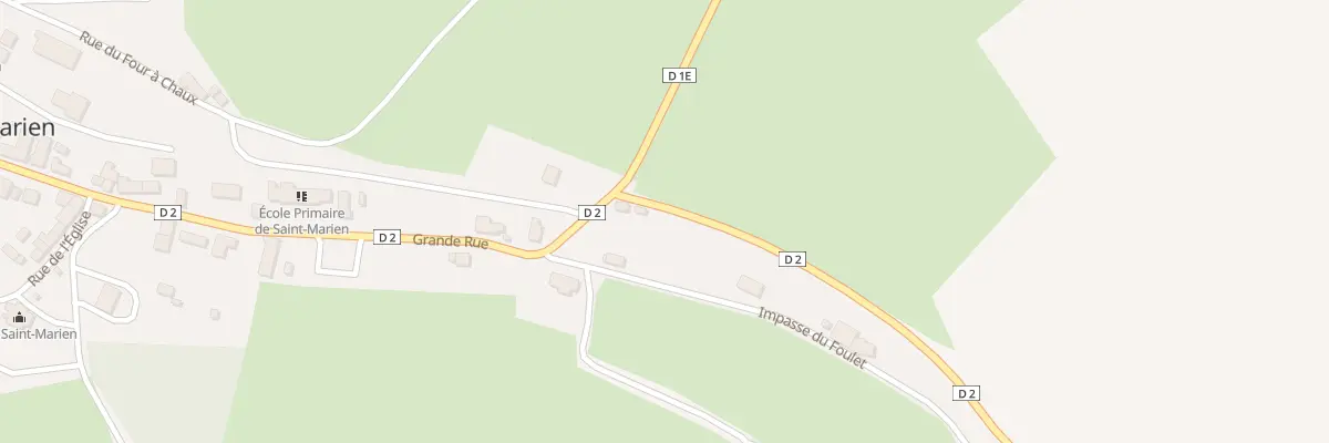 Plan du 1 Vc Grande Rue à Saint-Marien