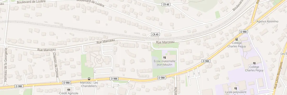 Plan du 53 Rue Marceau à Palaiseau
