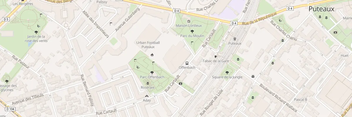 Plan du 33 Rue Cartault à Puteaux