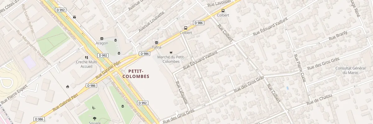 Plan du 142 Rue Edouard Vaillant à Colombes
