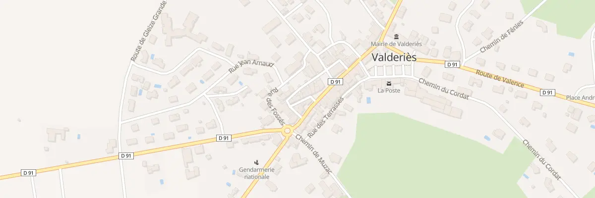 Plan du 12 Rue des Treilles à Valderiès