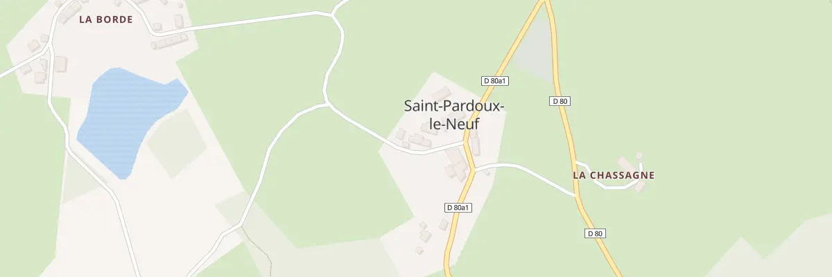 Plan du 5 Le Bourg à Saint-Pardoux-le-Neuf