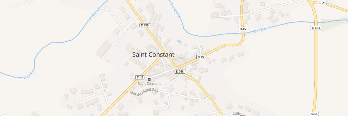 Plan du 11 Rue du Cantou à Saint-Constant-Fournoulès