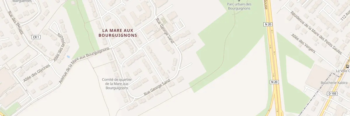 Plan du 16 Rue George Sand à Égly