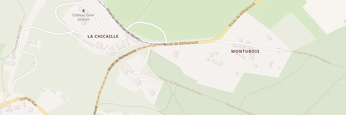 Plan du 170 Che de Taverny à Bethemont à Taverny
