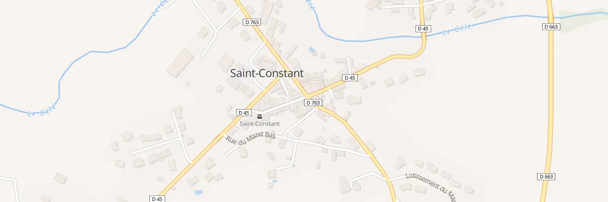 Plan du 8 Rue du Cantou à Saint-Constant-Fournoulès