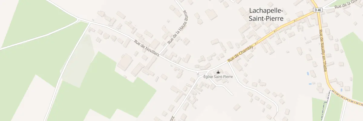 Plan du 76 Rue de Novillers à Lachapelle-Saint-Pierre