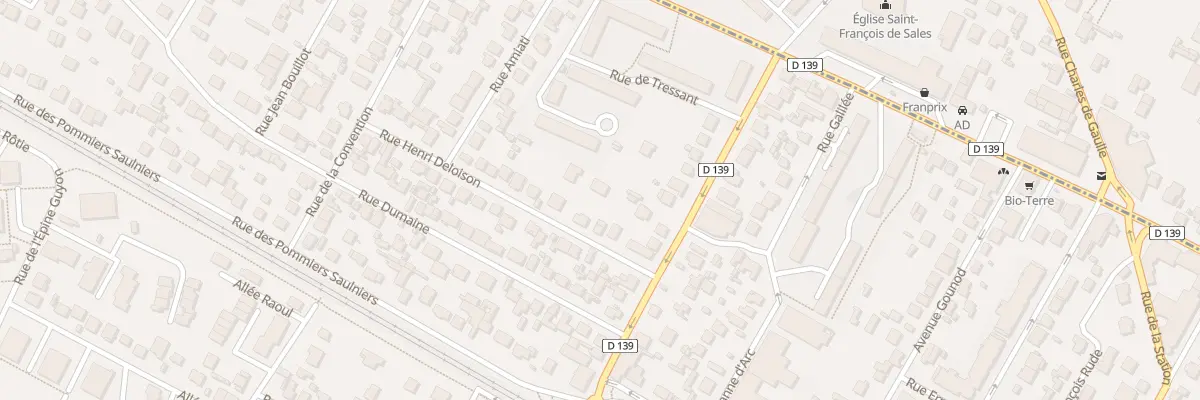 Plan du 8 Rue Henri Deloison à Franconville