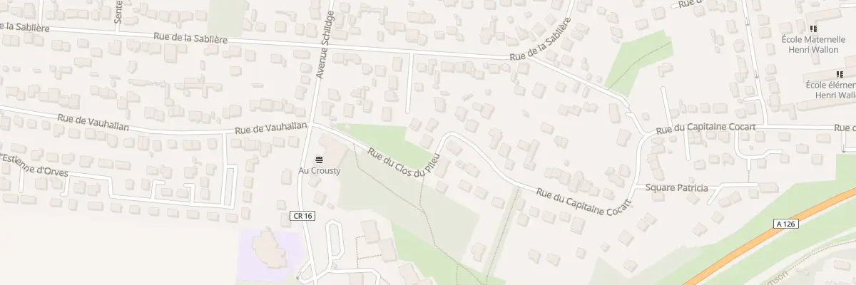 Plan du 16 Rue du Clos du Pileu à Palaiseau