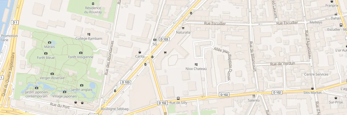 Plan du 127 Av J B Clement à Boulogne-Billancourt