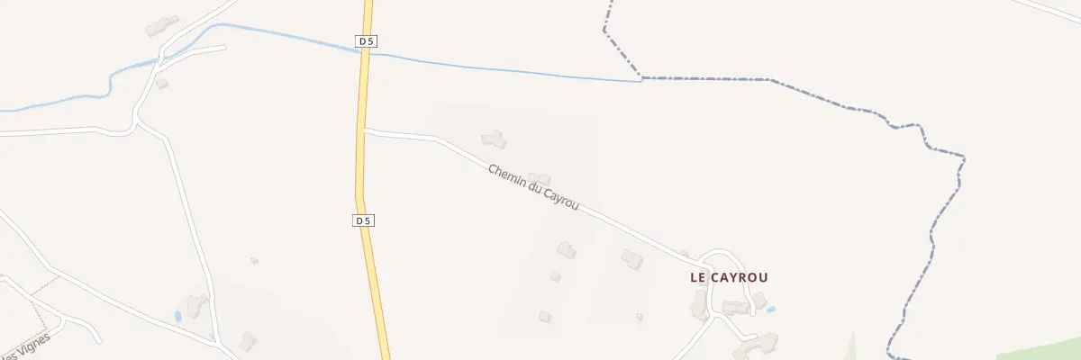Plan du 5278 Le Cayrou à Montbazens
