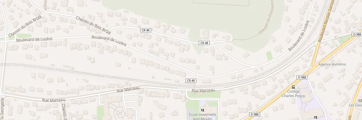 Plan du 106 Bd de Lozère à Palaiseau