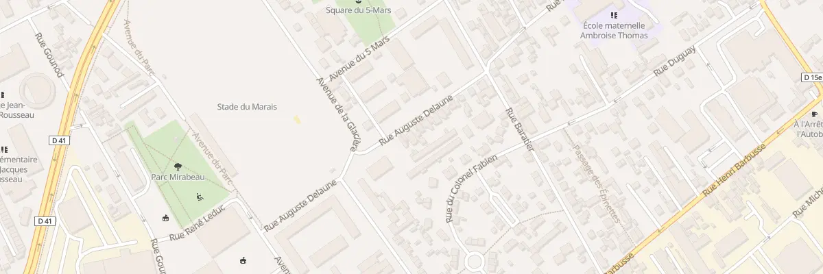 Plan du 26 Rue Auguste Delaune à Argenteuil