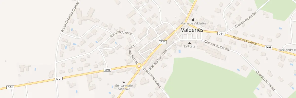 Plan du 8 Rue des Treilles à Valderiès